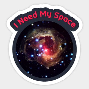 I Need My Space V838 Mon MilkyWay Nebula Sticker